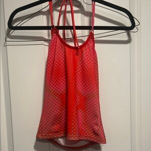 Sinead Gorey Ssense exclusive red O-ring halter top